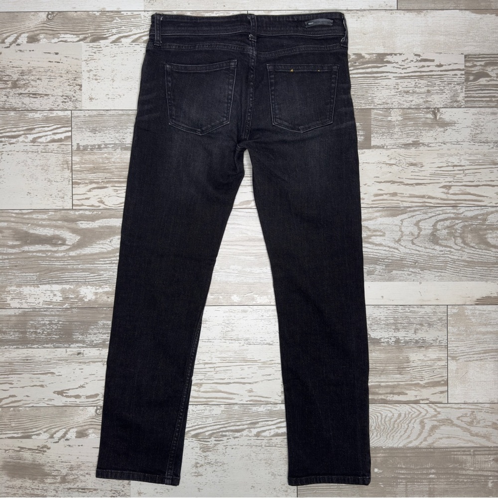 Pilcro & The Letterpress Slim Straight Jeans Black Gray Wash Women’s Size 25 - Picture 9 of 12